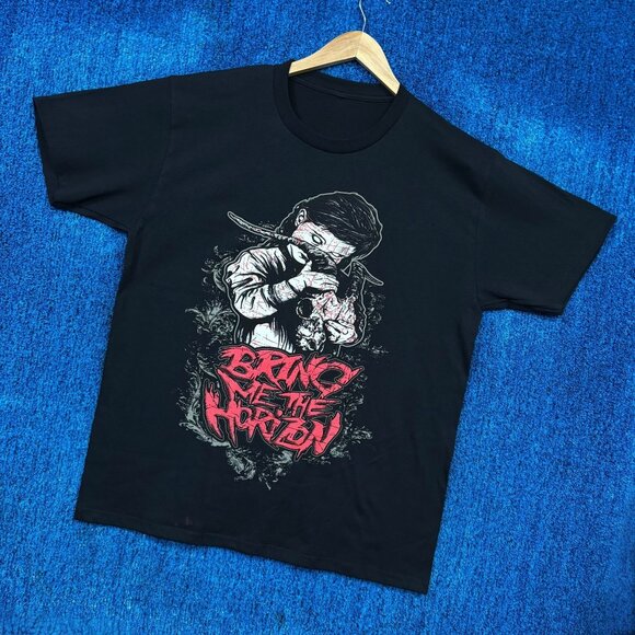 Bring Me the Horizon “Post Human” Nex Gen Rock Band Graphic T-Shirt Size Large - Picture 3 of 5